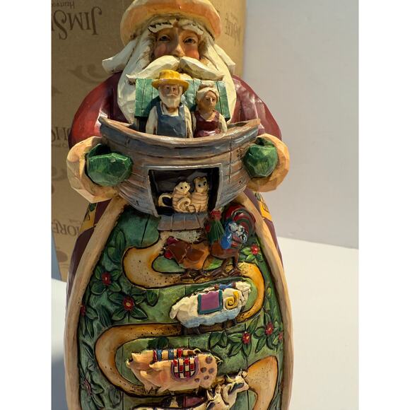 Jim Shore Two by Two Santa Noah Ark Large 4005445 - Picture 8 of 10